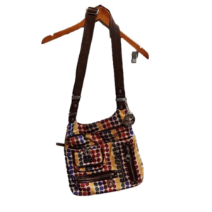 Franco Sarto multicolor nylon shoulder bag